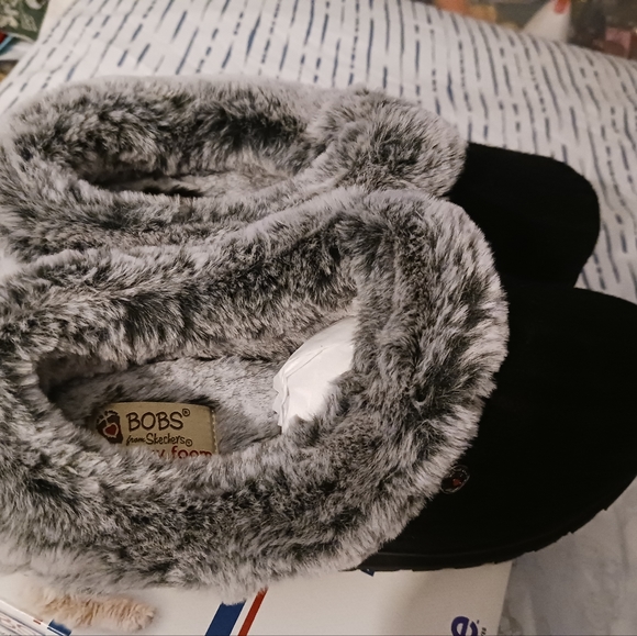 NWT! SKECHERS BOBS SLIPPERS Sz 7 (Indoor/Outdoor - Picture 5 of 11